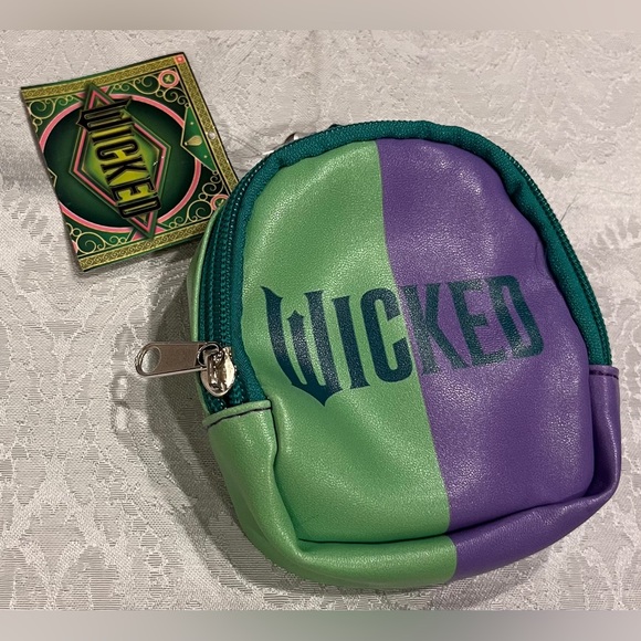 Wicked Mini Backpack Coin Purse Keychain Limited Edition NWT - Picture 1 of 7